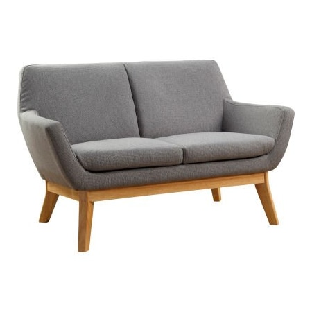 Lorell Lorell Quintessence Collection Upholstered Loveseat - Gray LLR68962